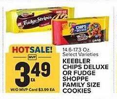 Food Lion Keebler chips deluxe or fudge shoppe family size cookies offer