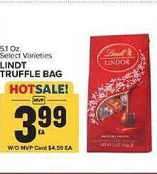 Food Lion Lindt truffle bag offer