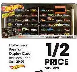 Fred Meyer Hot wheels premium display case offer