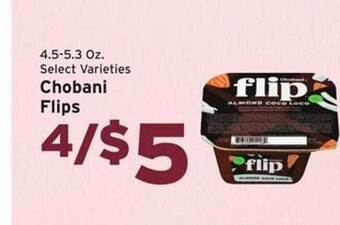 Hannaford Chobani flips offer