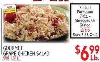 Ingles Markets Gourmet grape chicken salad offer