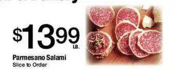 Jons International Parmesano salami silce to order offer
