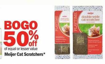 Meijer Meijer cat scratchers offer