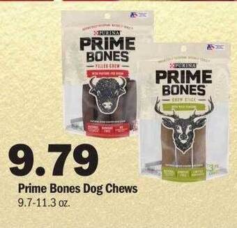 Meijer Prime bones dog chews offer
