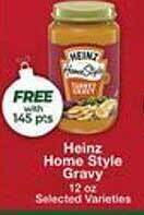 Price Chopper Heinz home style gravy offer