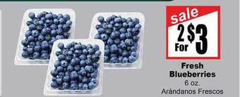 Rancho Markets Fresh blueberries offer