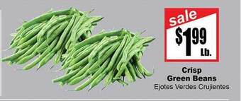 Rancho Markets Crisp green beans offer