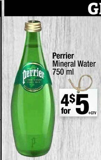 Super King Markets Perrier mineral water offer