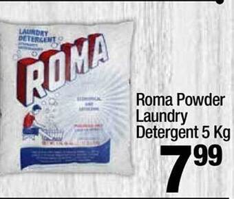 Super King Markets Roma powder laundry detergent offer
