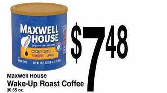 Super Saver Maxwell house wake-up roast coffee offer