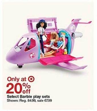 Target Select barbie play sets offer