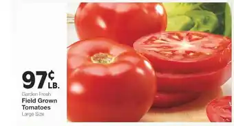 United Supermarkets Field grown tomatoes offer