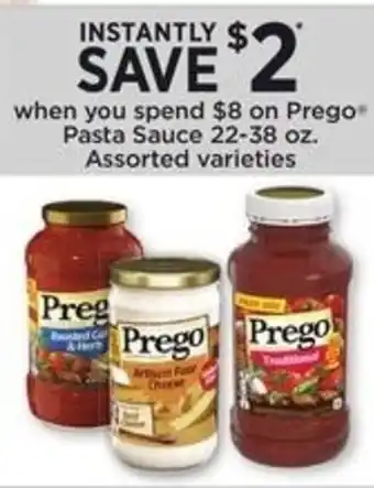 Dollar General Prego Pasta Sauce 22-38 oz. offer