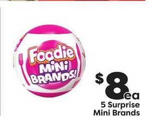 Weis Markets 5 surprise mini brands offer