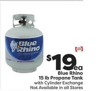 Weis Markets Blue rhino 15 lb propane tank offer