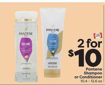 Weis Markets Pantene shampoo or conditioner offer