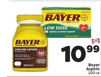 Weis Markets Bayer aspirin offer