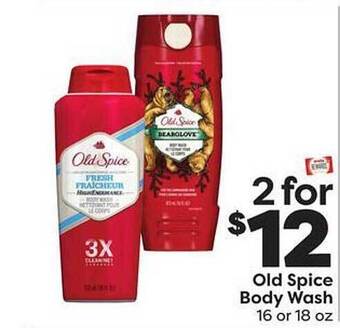 Weis Markets Old spice body wash offer