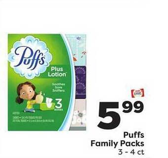 Weis Markets Puffs family packs offer