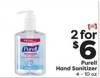 Weis Markets Purell hand sanitizer offer