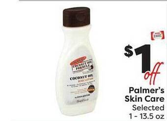 Weis Markets Palmer's skin care offer