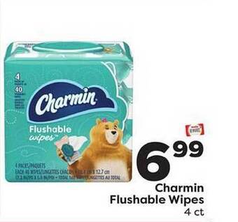 Weis Markets Charmin flushable wipes offer