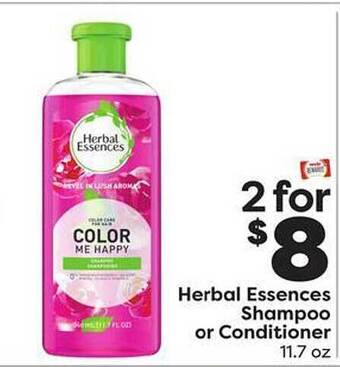 Weis Markets Herbal essences shampoo or conditioner offer