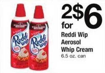 ACME Reddi wip aerosol whip cream offer