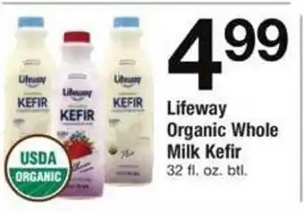 ACME Lifeway organic whole milk kefir offer