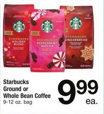 ACME Starbucks ground or whole bean coffee offer