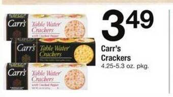 ACME Carr's crackers offer
