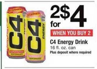 ACME C4 energy drink offer