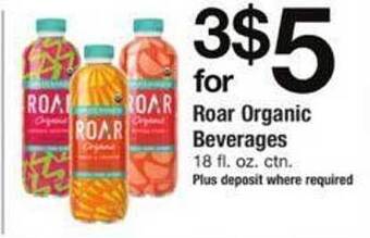 ACME Roar organic beverages offer