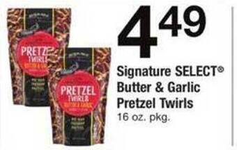ACME Signature select butter & garlic pretzel twirls offer