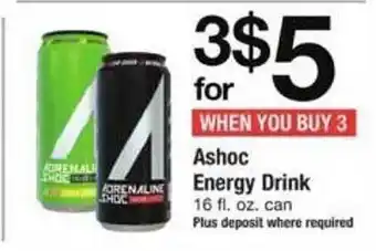 ACME Ashoc energy drink offer