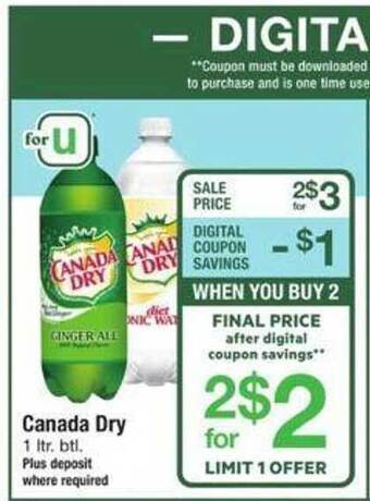 ACME Canada dry offer
