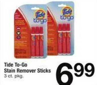 ACME Tide to-go stain remover sticks offer