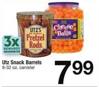 ACME Utz snack barrels offer