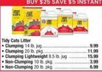 ACME Tidy cats litter offer