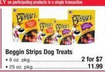 ACME Beggin strips dog treats offer