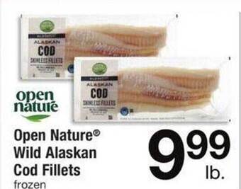 ACME Open nature wild alaskan cod fillets offer