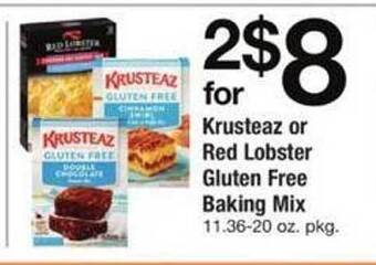 ACME Krusteaz or red lobster gluten free baking mix offer