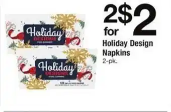 ACME Holiday design napkins offer