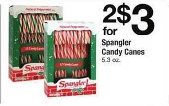 ACME Spangler candy canes offer
