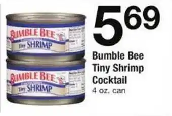 ACME Bumble bee tiny shrimp cocktail offer