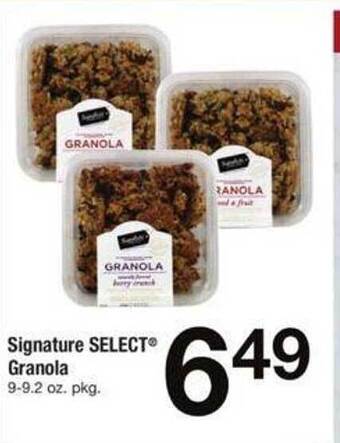 ACME Signature select granola offer