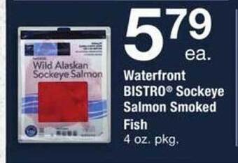 ACME Waterfront bistro sockeye salmon smoked fish offer