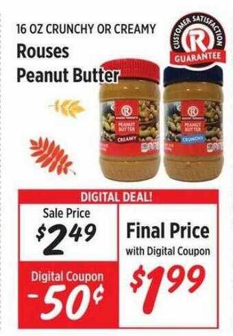Rouses Rouses peanut butter offer