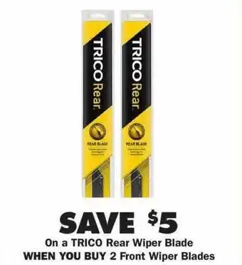Advance Auto Parts Trico rear wiper blade offer