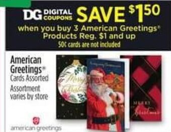Dollar General American Greetings offer
